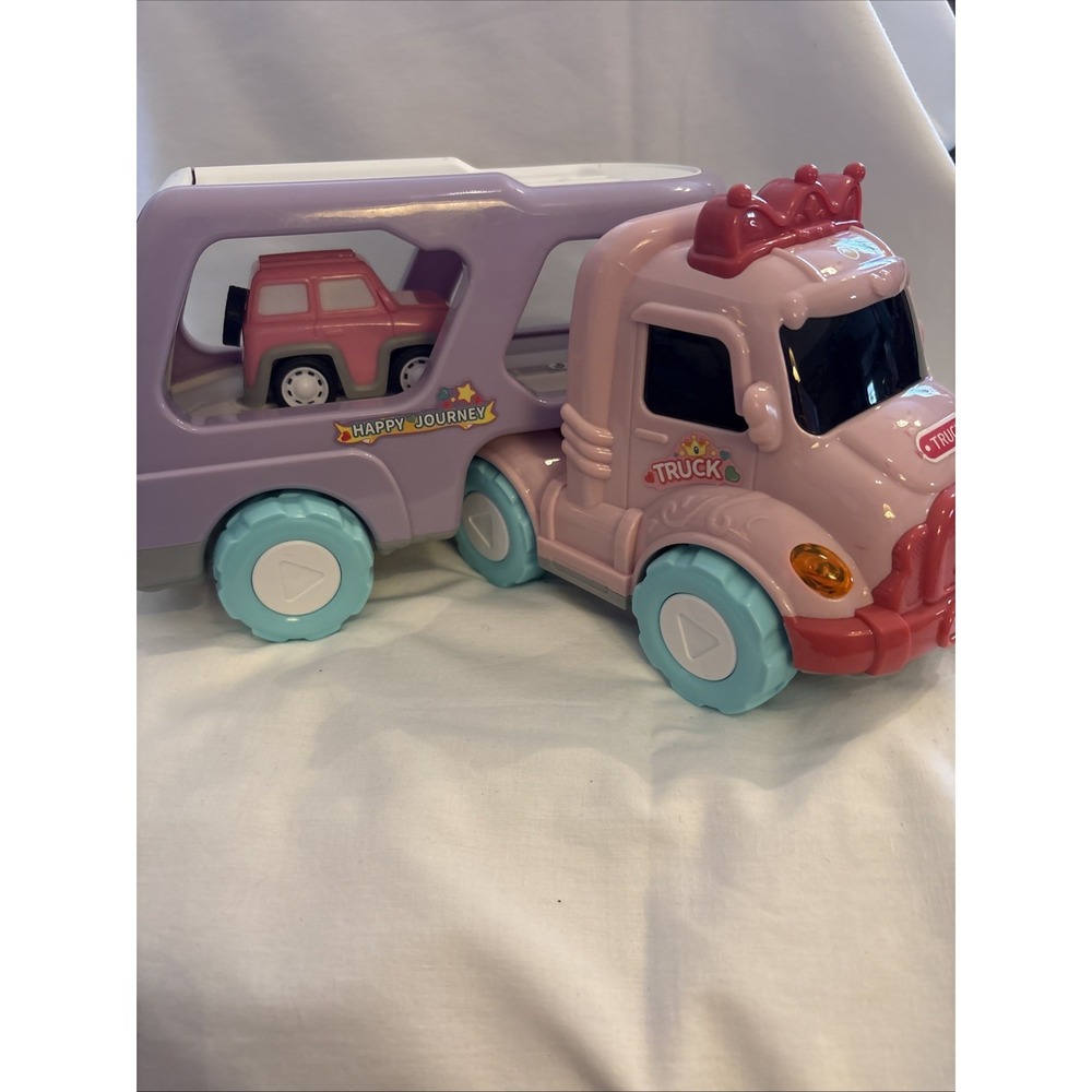 Lascoton Carrier Truck Friction Powered Double Layer Transport Nontoxic Bpa Free - Picture 6 of 7